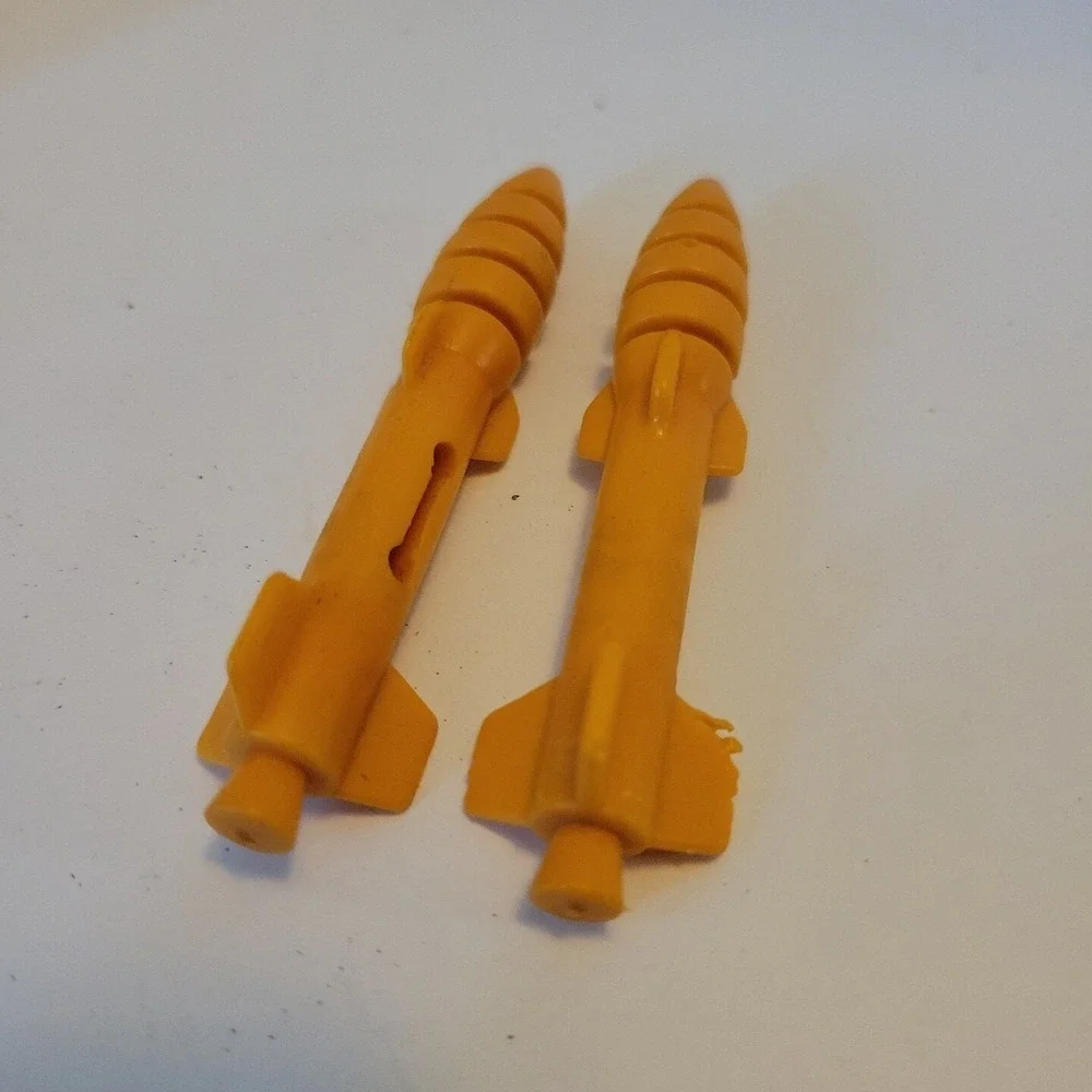 GI Joe Vintage Hasbro 1989 ARAH Thunderclap Parts Rear‎ Trailer Missiles Two